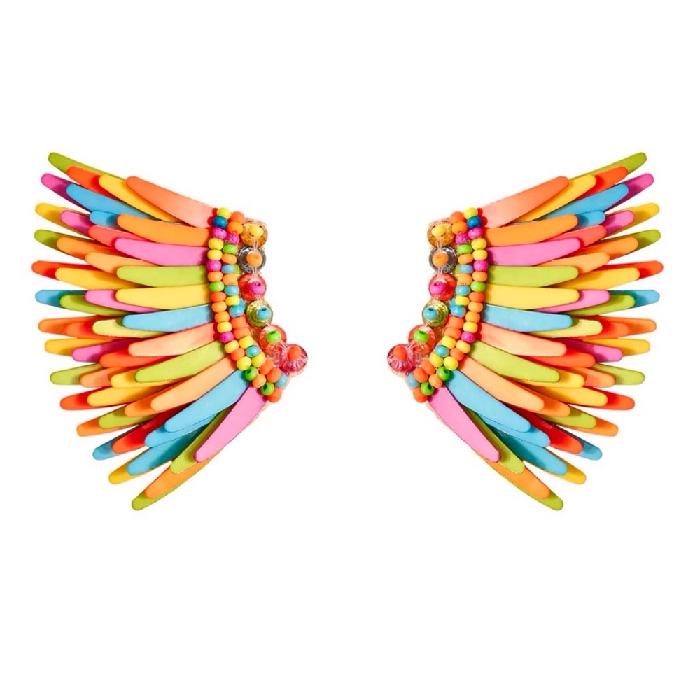 🌺🎉HP🎉🌺 NWT Mignonne Gavigan Mini Madeline Earrings Confetti - Picture 15 of 16